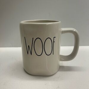 Rae Dunn "WOOF" Ceramic Coffee Mug - Artisan Collection